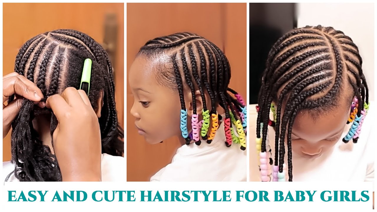 2 STYLE EASY CORNROWS ON MY 3yr OLD