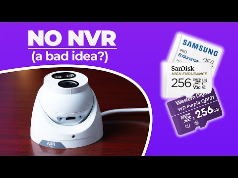 Should you Install Security Cameras with just MicroSD cards?