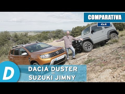 Comparativa 4×4 ¡al límite!: Suzuki Jimny vs Dacia Duster 4×4 | Prueba Offroad | Diariomotor