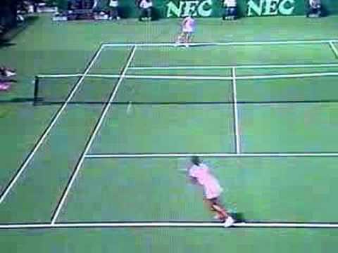 Jennifer Capriati versus Conchita Martinez 1991 Clip 4