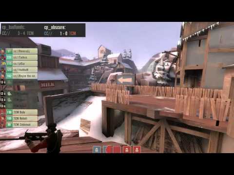 VanillaTV - TCM vs Crack Clan - ETF2L Season 12 Week 6 - Obscure (Map2)