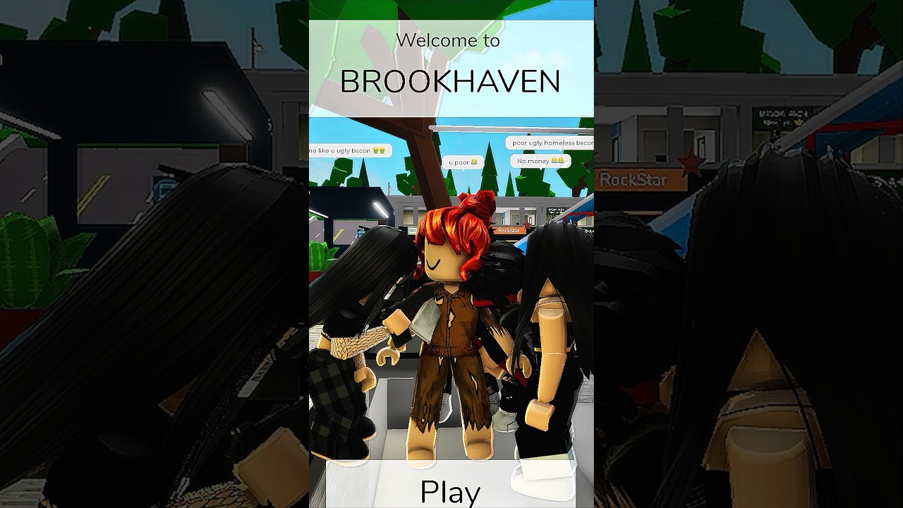slenders were mean until they found out who the bacon was...😳 #shorts #roblox #brookhaven