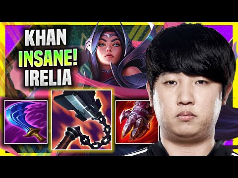 KHAN IS INSANE WITH IRELIA IN EUW SOLOQ! - DK Khan Plays Irelia TOP vs Jayce!