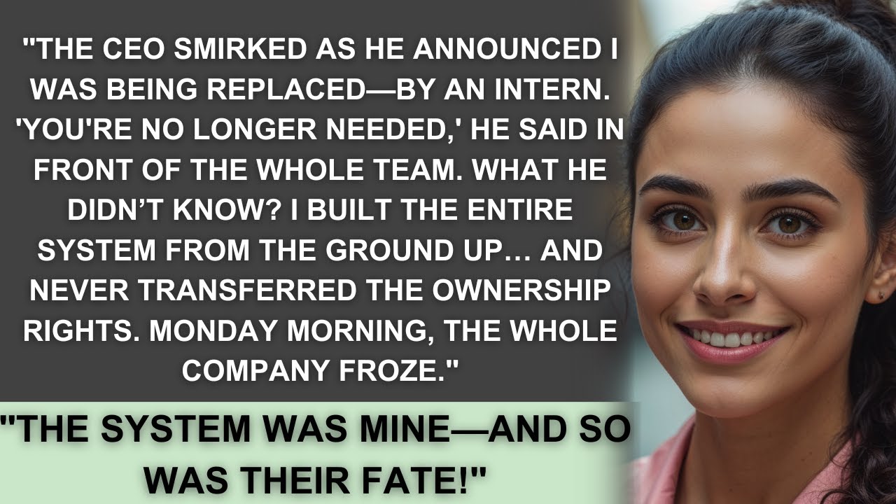 CEO Replaced Me With The Intern, But Forgot I Was The True System Owner