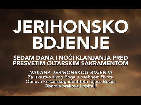 Jerihonsko bdjenje - 3. večer