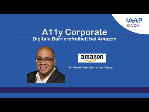 A11y Corporate mit Amazon   IAAP D·A·CH Online Seminar