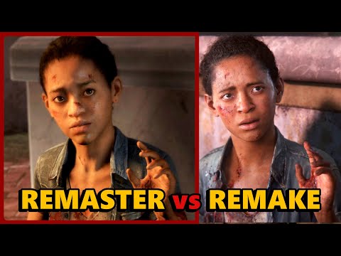 The Last Of Us Part 1 REMAKE (Left Behind DLC) Ending Scene COMPARISON (Remastered vs Remake)