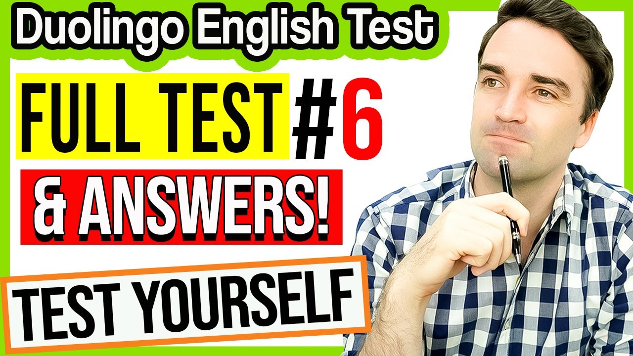 Duolingo English Test Practice - FULL TEST & ANSWERS #6 - Sample questions & answers