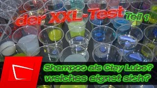 Welches Shampoo eignet sich als Clay Lube Gleitmittel? Teil 1 - Selber herstellen - Reinigungsknete