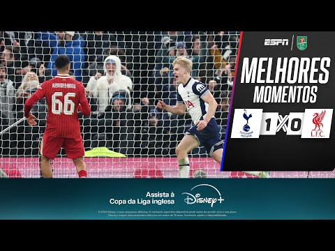 Gols e lances de Tottenhan x Liverpool