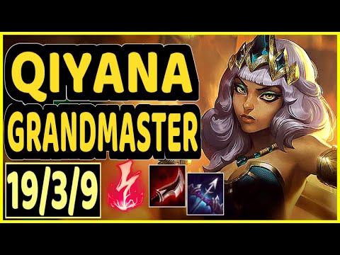 MAGIFELIX (QIYANA) - 19/3/9 KDA GAMEPLAY - EUW Ranked GRANDMASTER