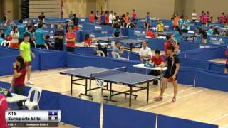 Singapore National Table Tennis League 2017 - 1st Leg - KTS vs Sunsports Elite