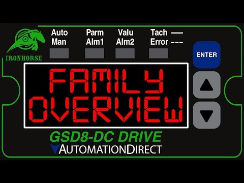 IronHorse GSD8 DC Drive Family Overview from AutomationDirect
