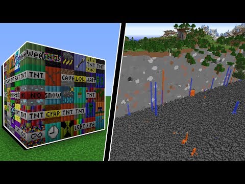 Minecraft: TESTING THE 56 NEW TNTS OF MINECRAFT!  BIGGEST EXPLOSION I HAVE EVER SEEN!!!