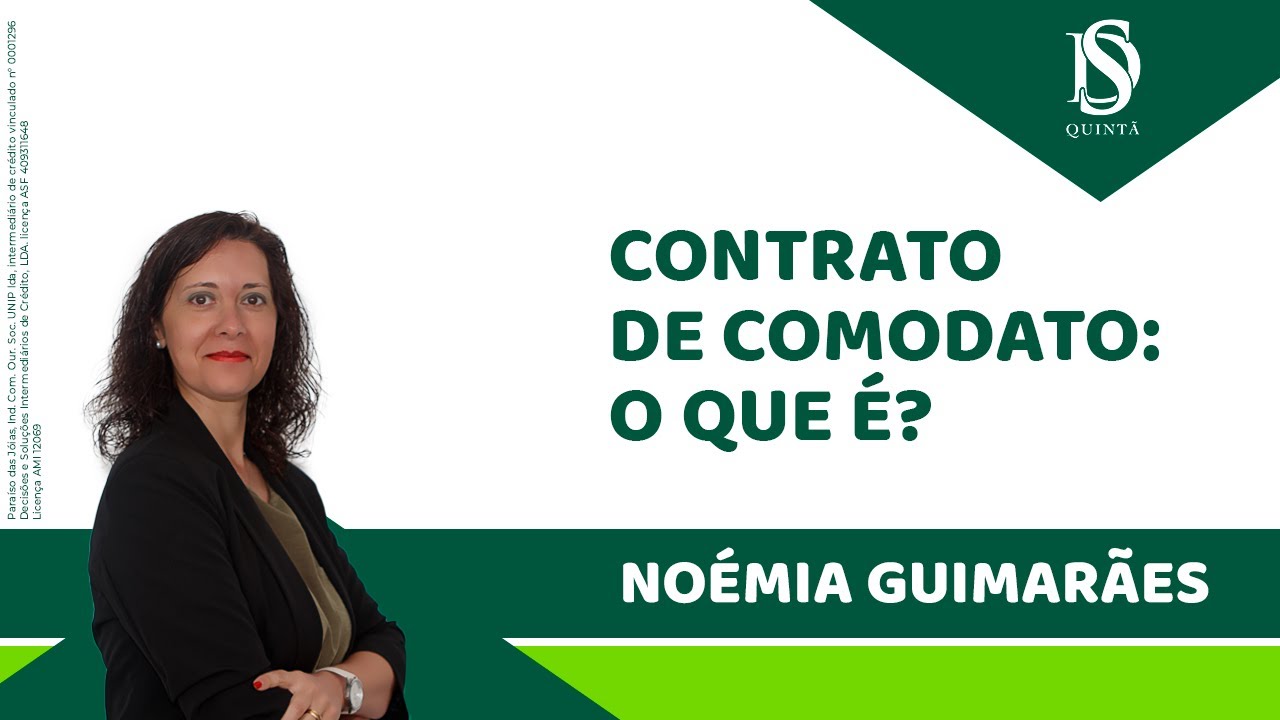 O QUE É CONTRATO DE COMODATO?