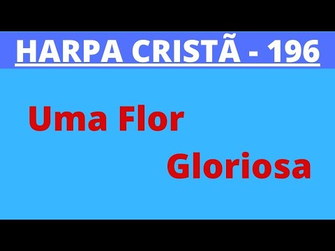 Harpa Cristã - 196 - Uma Flor Gloriosa - Levi - com letra