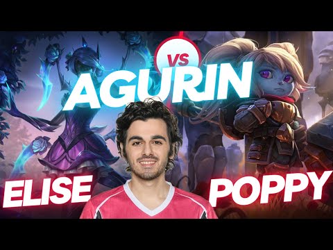 AGURIN | ELISE VS POPPY | JNG GAMEPLAY | Patch 13.14 / Season 13 | #LeagueofLegends
