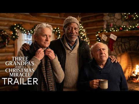 THREE GRANDPAS AND A CHRISTMAS MIRACLE (2025) - First Trailer | Morgan Freeman, Michael Douglas