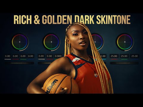 How to Color Grade Rich & Golden Dark Skintone in DaVinci Resolve 2026 (Step-by-Step)