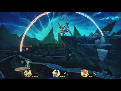 1 vs 2 Lv 9 CPUS - Nickelodeon All-Star Brawl