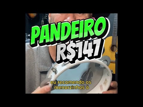 Quem toca pandeiro comenta aí se realmente o pandeiro de 11”, 12” ou 13” é pesado mesmo.