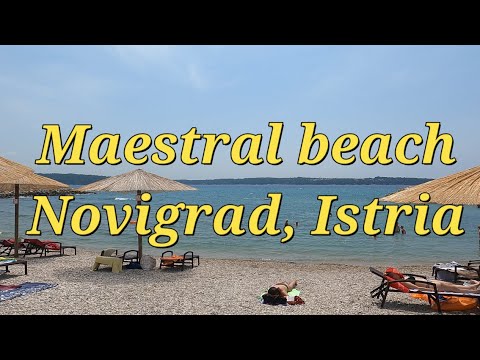Maestral Beach Novigrad - Aminess Maestral Hotel beach