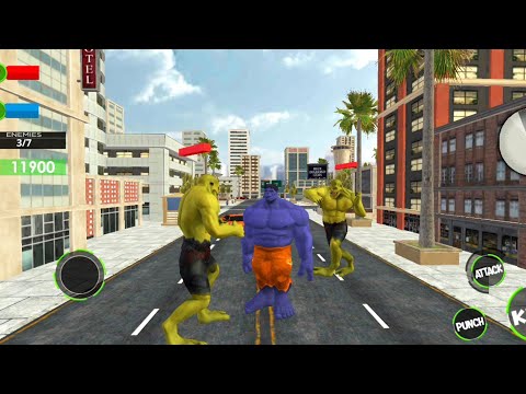 Incredible Monster Hulk Simulator - Incredible Monster Hero City Fighting Battle | Android GamePlay