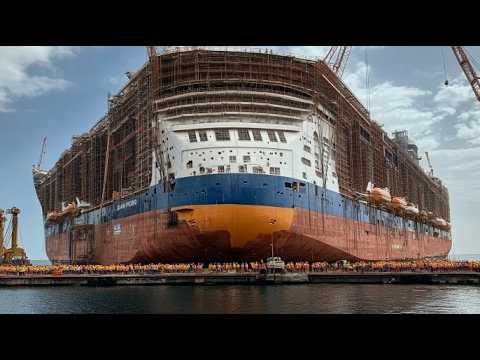 Inside The World's Biggest Shipyards: How Super Cruise Ships And Submarines Are Made