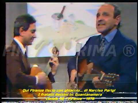 Qui Firenze liscio con ghiaccio. Narciso Parigi, Fratelli Bettini in Guantanamera. 1978. Firenze C48