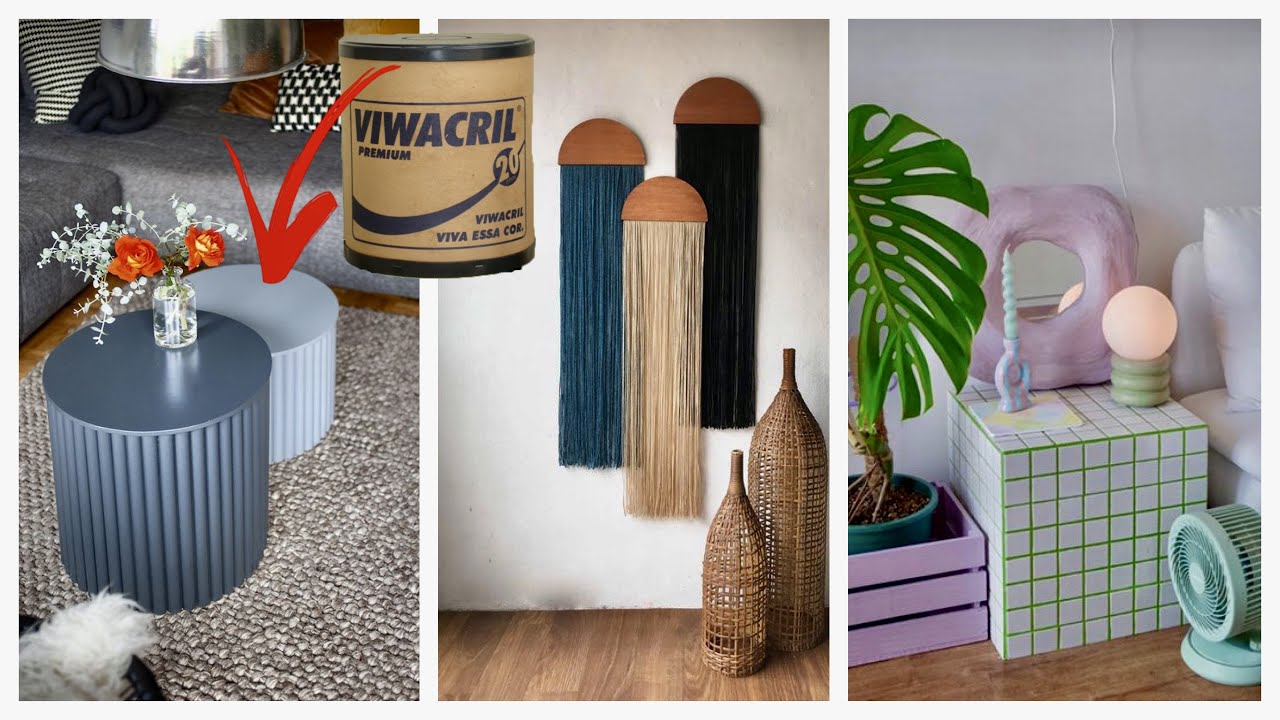 30 IDEIAS de DECORAÇÕES BARATAS Para sua CASA - Eduardo Wizard