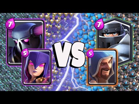 PEKKA + WITCH VS MEGA KNIGHT + WIZARD (2023)