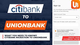How to Create UnionBank Online | Citibank App to UnionBank #citibank #unionbank #citibankcreditcard