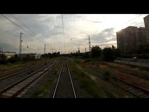 Train cab ride Bulgaria: Tulovo - Stara Zagora [Time-lapse movie]