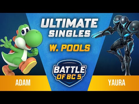 Adam (Yoshi) vs Yaura (Dark Samus) - Ultimate Singles Winners Pools - Battle of BC 5