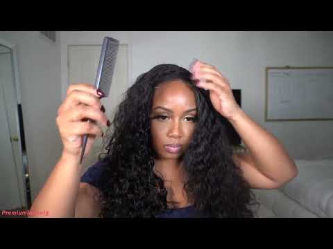 HD Lace Wear Go Glueless Wigs 5x5 Lace Human Hair Wigs With Bangs Straight Body Wave
