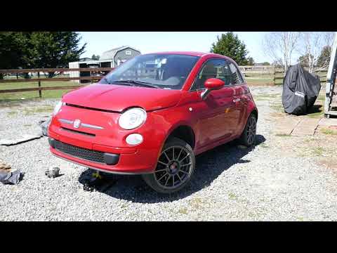Alternator & Serpentine Belt Remove Install Replace 2012 Fiat 500 Pop 1.4L North American Non-Turbo