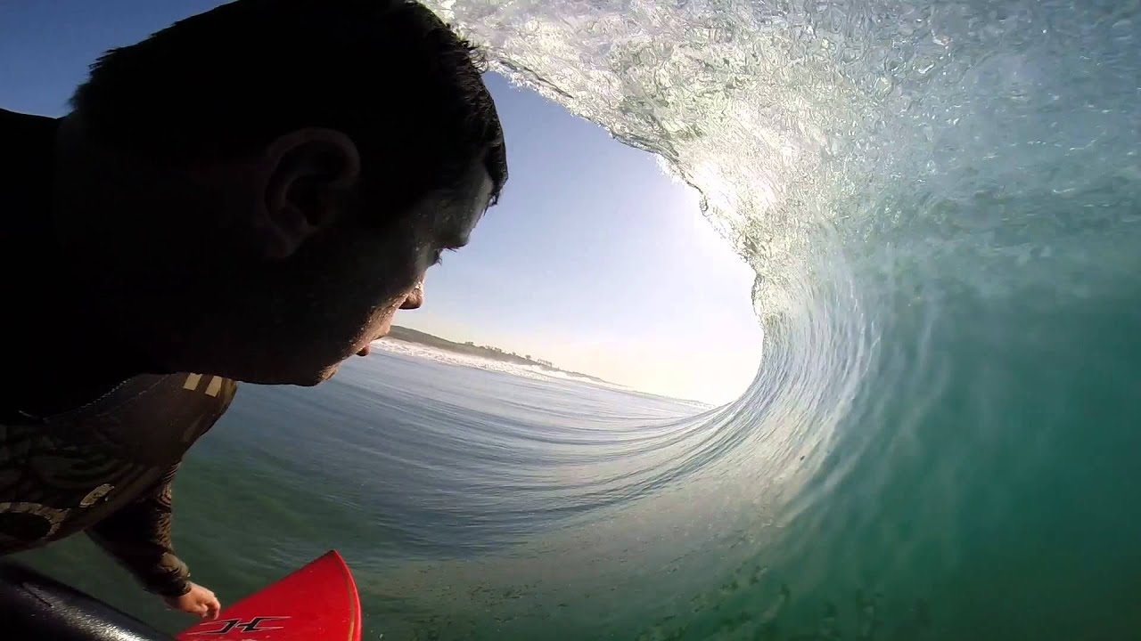 Russell Sadler - GoPro hand help barrel - Clip 1 of 3 - June 2014