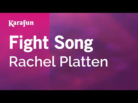Fight Song - Rachel Platten | Karaoke Version | KaraFun