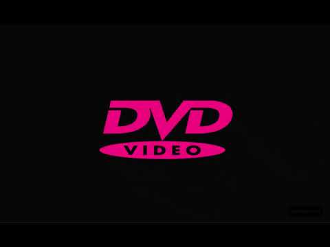 DVD logo bouncing around for 1 minutes and 36 seconds