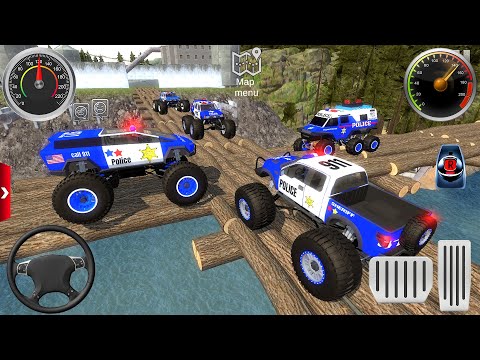 Offroad Outlaws Police Monster Truck Stunts Driver Simulator - Android Mobile Gameplay [FHD]