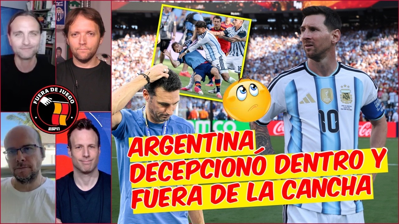 La AGRESIVIDAD de ARGENTINA fuera de la cancha OPACA el BUEN MUNDIAL que hizo MESSI | Fuera de Juego