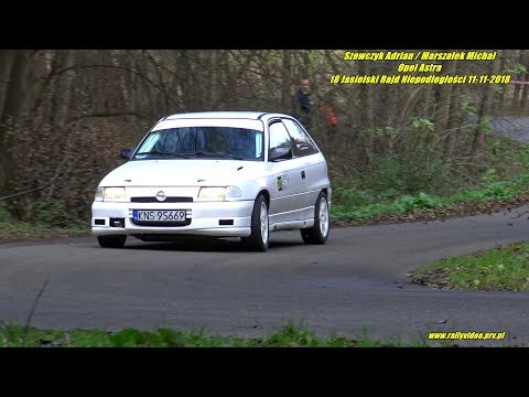 Szewczyk Adrian / Marszałek Michał - Opel Astra - 18 Jasielski Rajd Niepodległości 11-11-2018