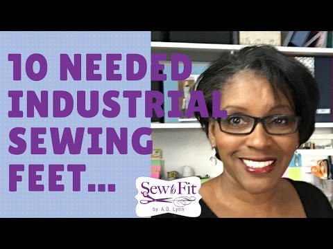 Industrial sewing machine feet