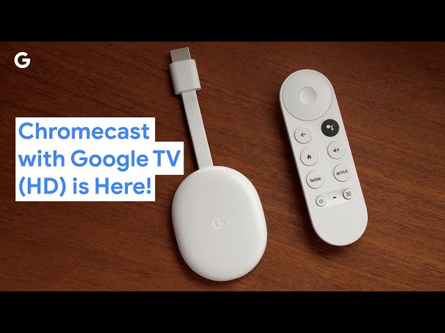 Медіаплеєр Google chromecast with google tv HD White (GA03131-US