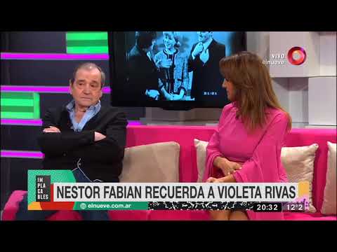 Nestor Fabian y el recuerdo de Violeta RIvas