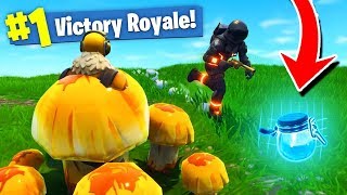 SECRET MUSHROOM TROLLING in Fortnite: Battle Royale!