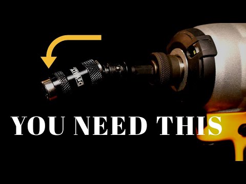If you own an impact driver, you should probably see this tool! #dewalt #impactdriver