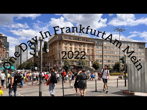 Um dia em Frankfort Am Mein (Alemanha) Caminhada até 2022 | Zeil