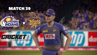 IPL 2021 KKR v MI Match 39 | Cricket 19 PC Gameplay 1080P 60FPS