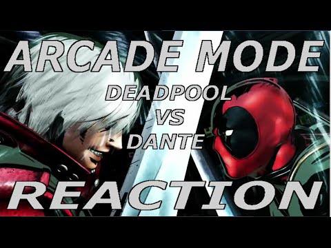 DEADPOOL CAN'T LOSE | Deadpool vs Dante Arcade Mode REACTION